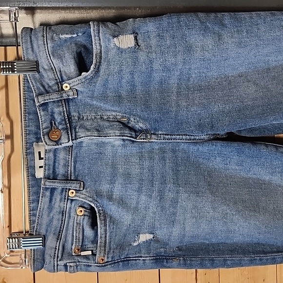 Lovers + Friends Jeans Ricky Low Rise Stretch Skinny in Denim Harper Blue 24 - Picture 4 of 10